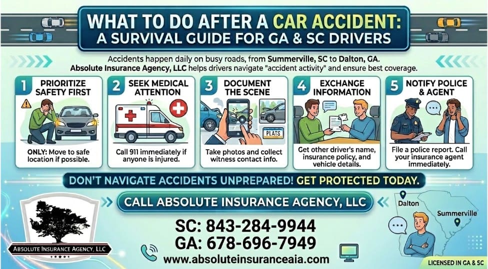 Your Safety is Paramount! A Guide In The Event Of An Accident.